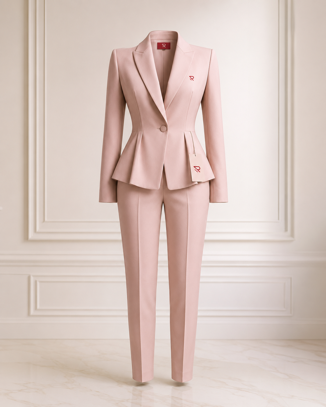 Red Fashion luxury women suit